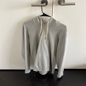 Large Grey Reigning Champ Heavy Hoodie